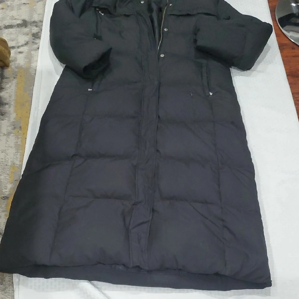 Flawed Michael Kors Long  Black Coat - Picture 12 of 17